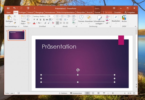 Microsoft PowerPoint 2016 - Windows