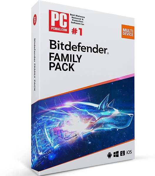 Bitdefender Family Pack 2026/2027 | bis zu 15 Geräte